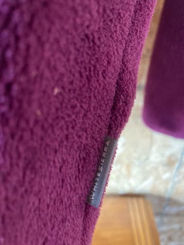 White Sierra Women's Fleece Zip-up Jacket Size M- Purple Fuchsia Pink - Thumbnail 3