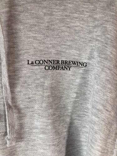 La Conner Brewing Company Washington Gray XXL Sweatshirt Hoodie - Thumbnail 3