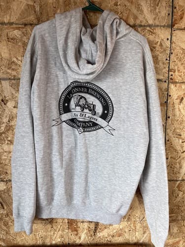La Conner Brewing Company Washington Gray XXL Sweatshirt Hoodie - Thumbnail 4