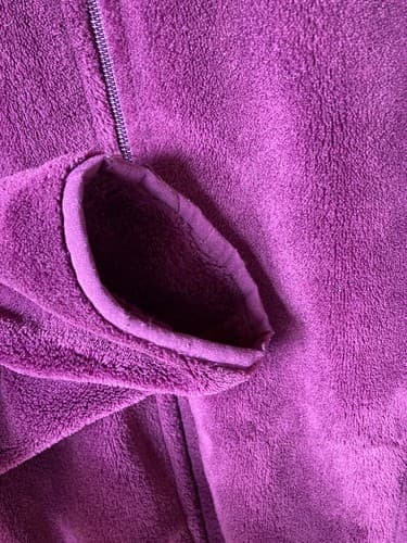 White Sierra Women's Fleece Zip-up Jacket Size M- Purple Fuchsia Pink - Thumbnail 5