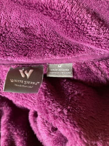 White Sierra Women's Fleece Zip-up Jacket Size M- Purple Fuchsia Pink - Thumbnail 7