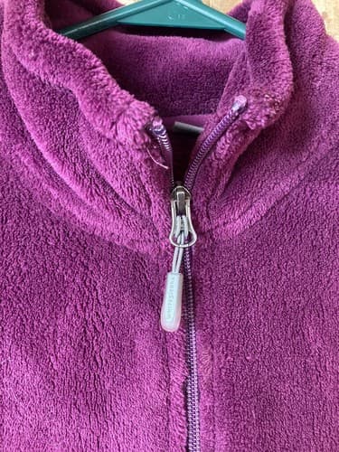 White Sierra Women's Fleece Zip-up Jacket Size M- Purple Fuchsia Pink - Thumbnail 4