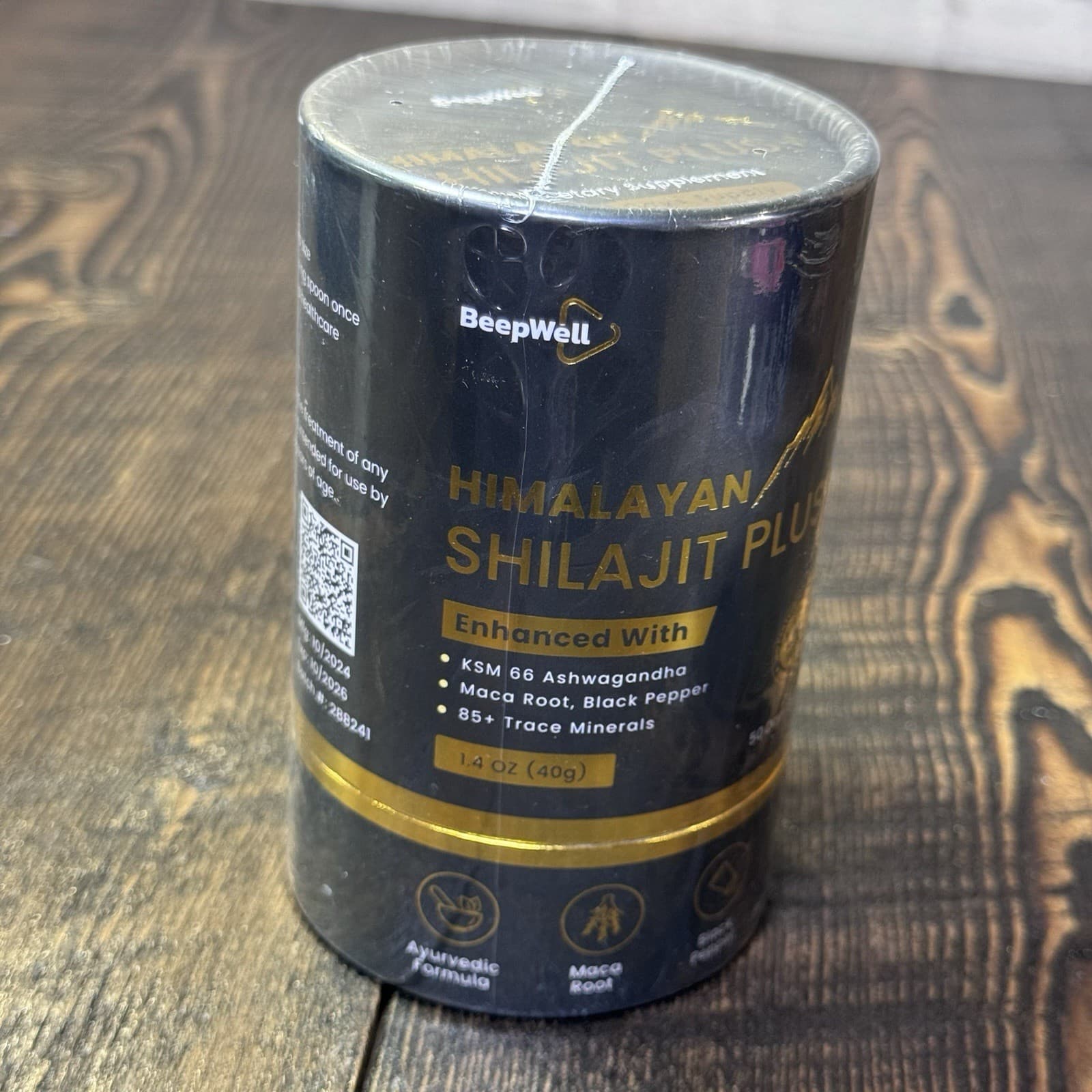 BeepWell Shilajit Plus Resin Himalayan Pure Natural Ashwagandha EXPIRES 10/2026 - Thumbnail 4