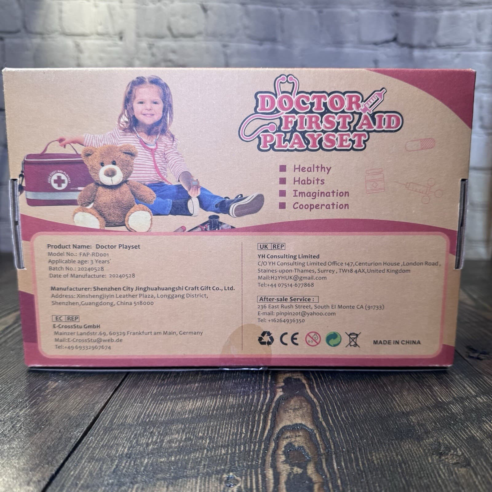 Kids Doctor First Aid Playset Kit Brand New - Thumbnail 3