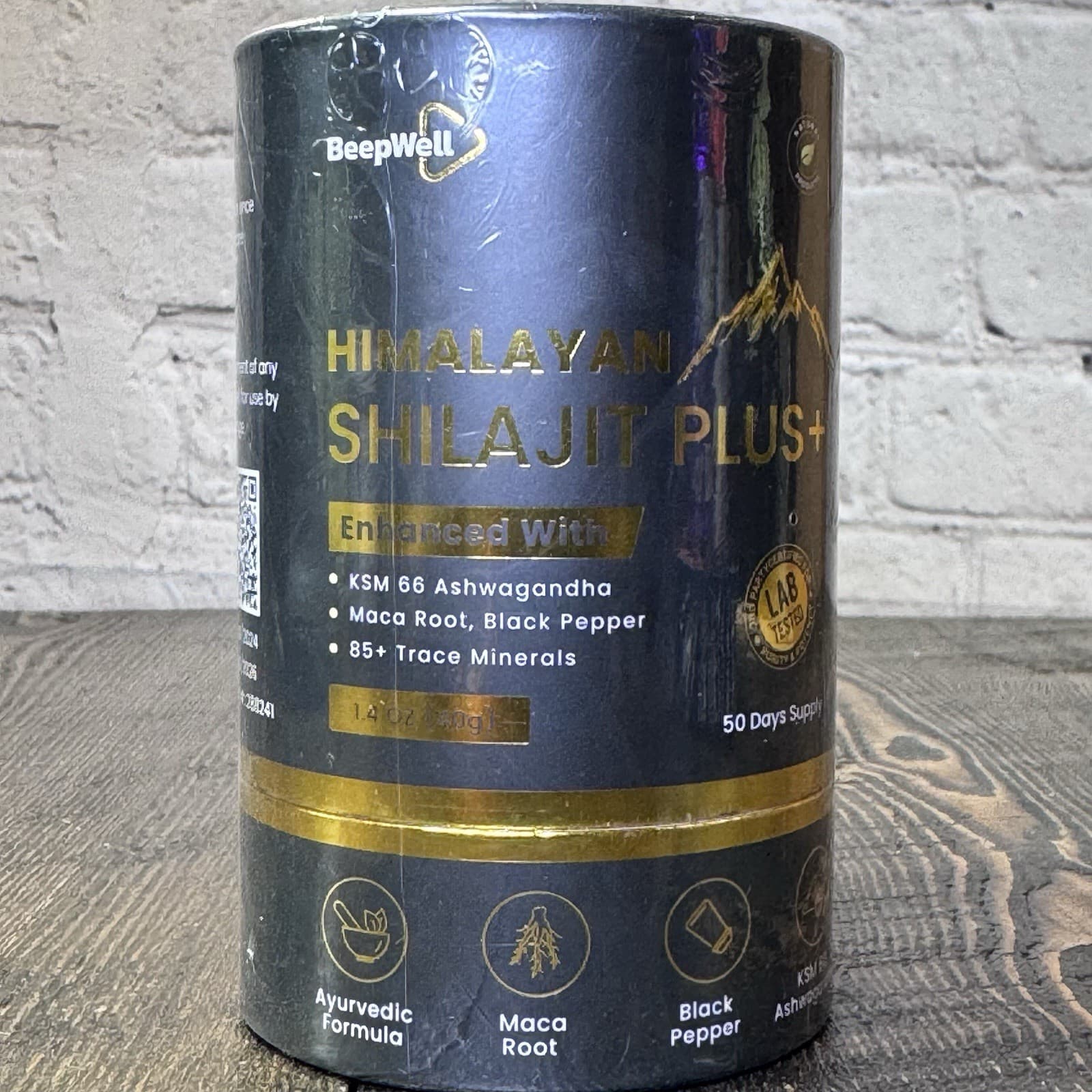 BeepWell Shilajit Plus Resin Himalayan Pure Natural Ashwagandha EXPIRES 10/2026
