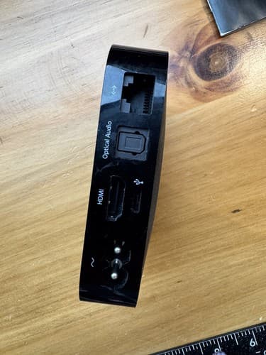 Apple TV 3 Media Streamer - Black, Wi-Fi + Ethernet 8gb Tested A1469 Cables - Thumbnail 3