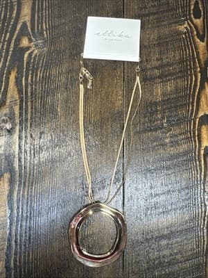 Ettika Circle Necklace 18K Gold
