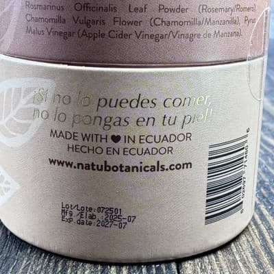 NATU Revitalizing Cacao Chocolate Edible Face Mask All Natural Pore Minimizing - Thumbnail 5