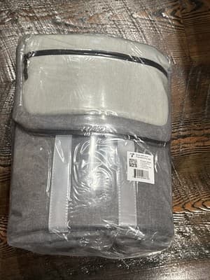 Everlasting Comfort Insulated Backpack Cooler Gray 34 Can Capacity PEVA - Thumbnail 2
