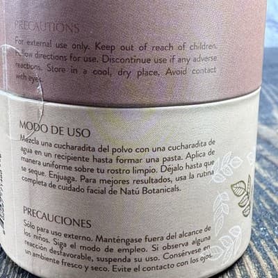 NATU Revitalizing Cacao Chocolate Edible Face Mask All Natural Pore Minimizing - Thumbnail 7