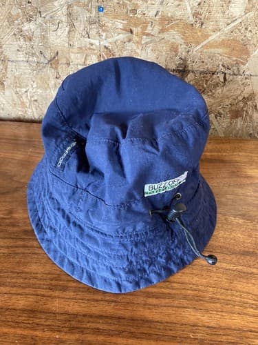Exofficio Buzz Off Bucket Hat Cap Insect Shield Size S/M Unisex Navy Blue