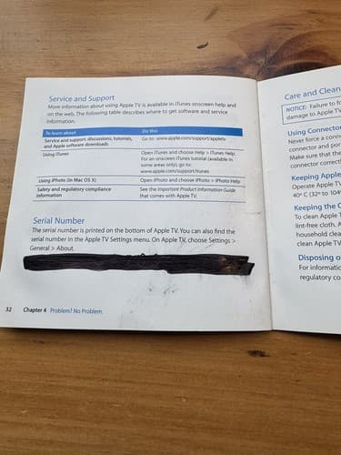 Apple TV 3 Media Streamer - Black, Wi-Fi + Ethernet 8gb Tested A1469 Cables - Thumbnail 11