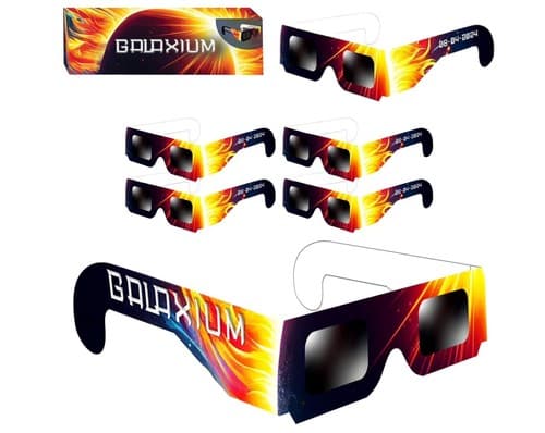 NEW Galaxium Solar Eclipse Glasses ISO Certified Three 6 Packs - 3 6 Packs - Thumbnail 2