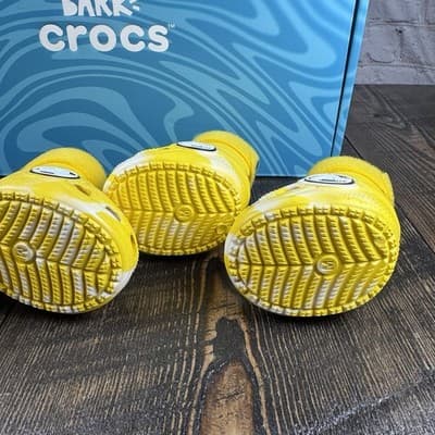 Bark Crocs Pet Dog Boots Rare Yellow Medium - AUTHENTIC - Dog Walk Protect Paws - Thumbnail 5