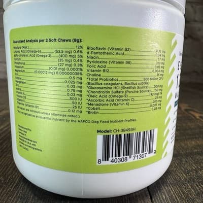 Chew + Heal 12-in-1 Multivitamin for Dogs - 60 Soft Chews Dog Vitamin - Thumbnail 5
