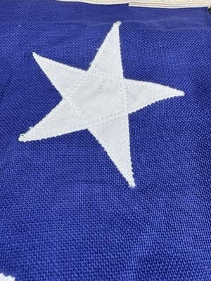 VTG Valley Forge Flag Co American Flag 2 x 2 Ply 50 Stars 52” x 82” 100% Cotton - Thumbnail 4