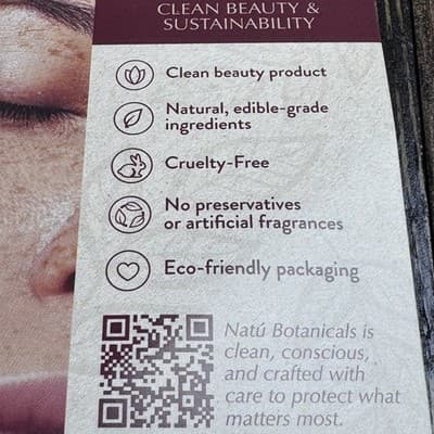 NATU Revitalizing Cacao Chocolate Edible Face Mask All Natural Pore Minimizing - Thumbnail 11