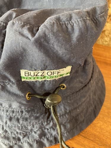 Exofficio Buzz Off Bucket Hat Cap Insect Shield Size S/M Unisex Navy Blue - Thumbnail 3