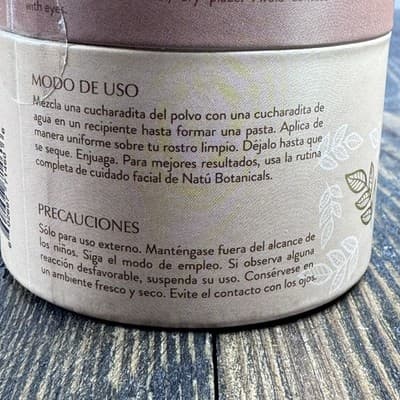 NATU Revitalizing Cacao Chocolate Edible Face Mask All Natural Pore Minimizing - Thumbnail 8