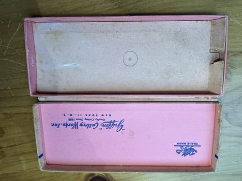 VTG 2 Pinking Shears Griffon Tru Pink And Sears 7.5” with Box Sewing Scissors - Thumbnail 7