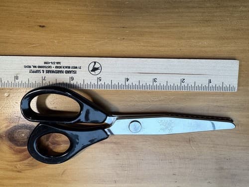 VTG 2 Pinking Shears Griffon Tru Pink And Sears 7.5” with Box Sewing Scissors - Thumbnail 6