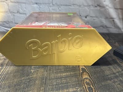 1997 Misprint Green Eye Doll, Blue Eyes Box Happy Holiday Barbie Special Edition - Thumbnail 11