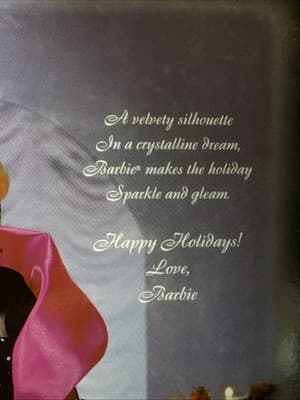 1998 Limited Edition Happy Holidays Barbie Blonde Hair Blue Eyes - New In Box - Thumbnail 9