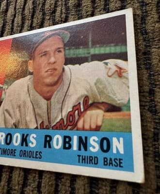 1960 Topps - Brooks Robinson, Baltimore Orioles #28 - Thumbnail 3