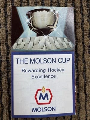 Edmonton Oilers, Calgary Flames, 1986-87 NHL Hockey Schedules, Wayne Gretzky - Thumbnail 9
