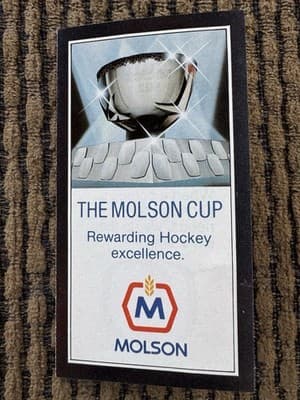 Edmonton Oilers, Calgary Flames, 1986-87 NHL Hockey Schedules, Wayne Gretzky - Thumbnail 5