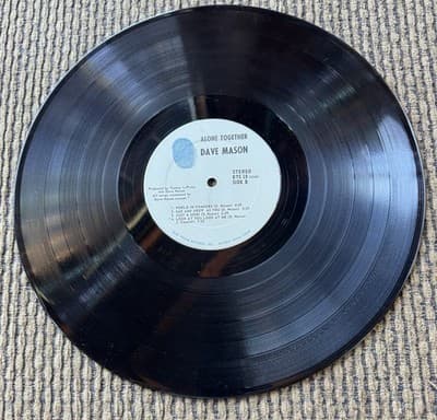 DAVE MASON LOT OF 2 VINYL LP RECORDS - ALONE TOGETHER, SELF TITLED - Thumbnail 10