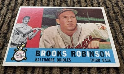 1960 Topps - Brooks Robinson, Baltimore Orioles #28 - Thumbnail 2