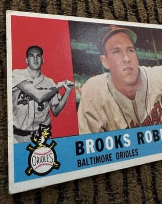 1960 Topps - Brooks Robinson, Baltimore Orioles #28 - Thumbnail 4