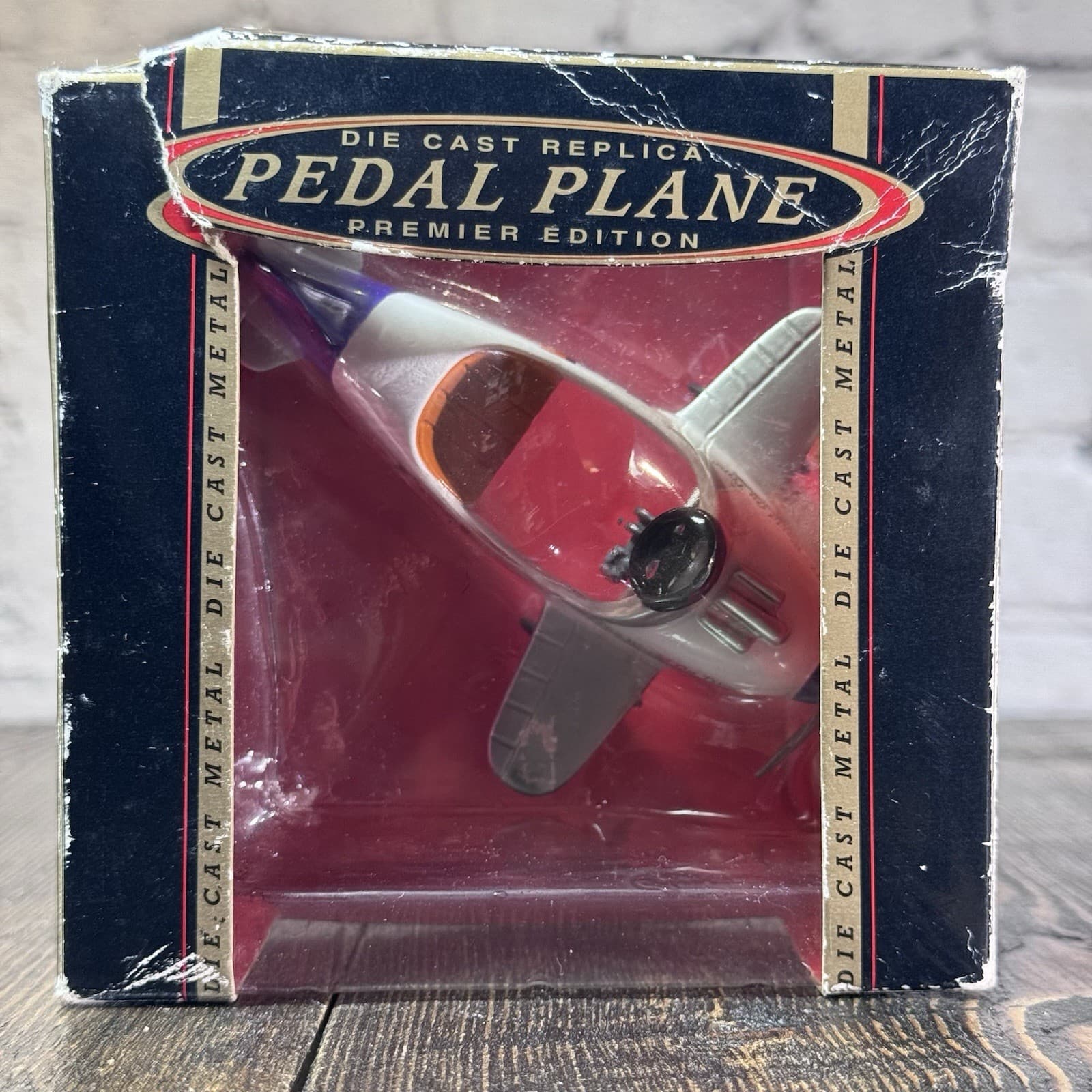 4” FEDEX Die cast metal collectible toy pedal plane airplane airline - Thumbnail 7
