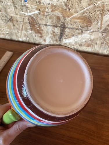 Striped Multicolor Ceramic Pitcher - Thumbnail 10