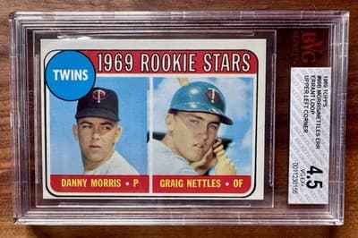 Graig Nettles 1969 Topps Twins Rookies Black Loop #99 Bvg 4.5 Vg-Ex+