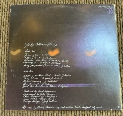 Judy Collins - Lot Of 2 Vinyl LP Records - Living - Colors Of The Day, Best Of - Thumbnail 4
