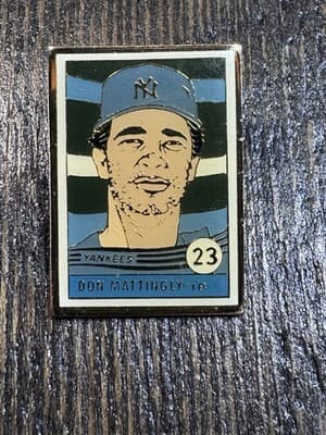 Don Mattingly New York Yankees Hat Lapel Tie Pin Baseball 23