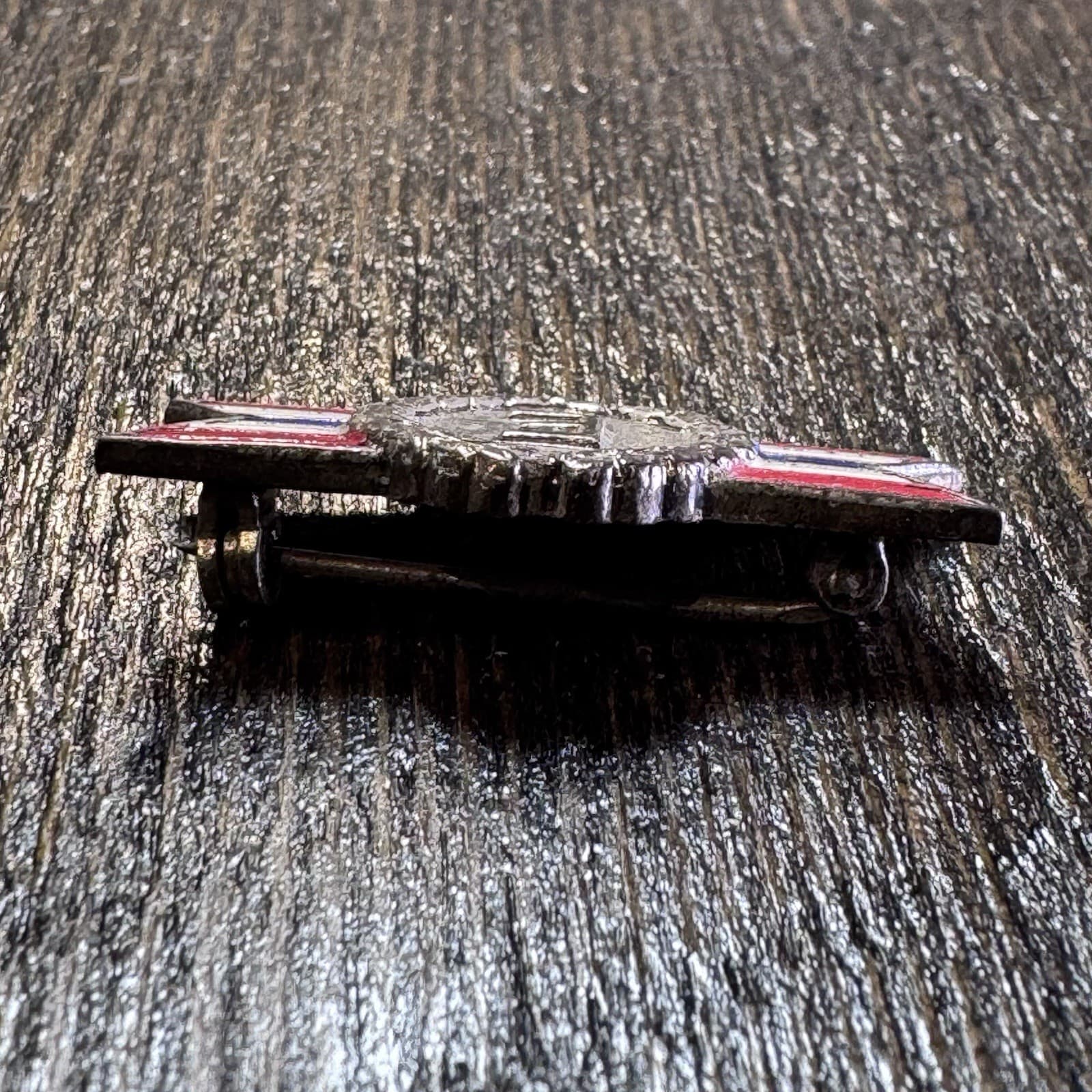Vintage WWII Army Navy Production Award E Pin Sterling Silver - Thumbnail 5