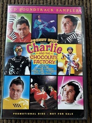 Danny Elfman Charlie and the Chocolate Factory CD Promo Sampler Warner Bros.