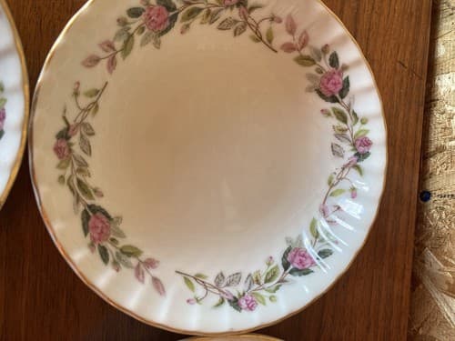4 Vintage Creative Fine China Regency Pink Rose Fruit Bowls 5.5" Japan 2345 - Thumbnail 5