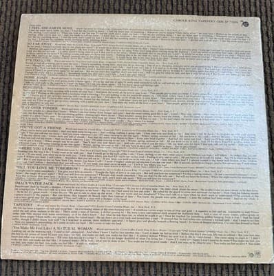 CAROL KING TAPESTRY 1971 ODE SP 77009 VINYL LP RECORD - Thumbnail 5
