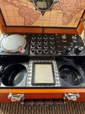 Spirit of St. Louis Field Phone MK IV Vintage Wood Landline Telephone Untested - Thumbnail 4