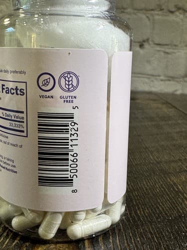Biotin 10000 Mcg Hair Skin Nails 120 Capsules Vegan Gluten Free EXPIRES 11/2026 - Thumbnail 3