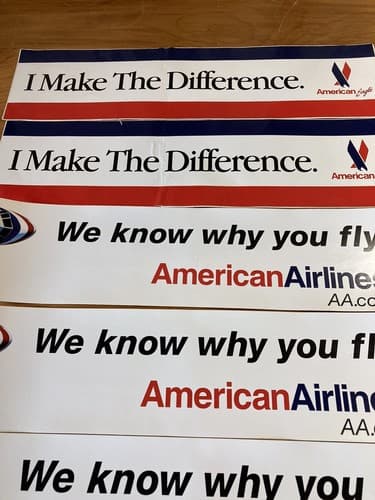 LOT 65+ American Airlines Push Back Pin Lapel Button Tie Tack Sticker Airline - Thumbnail 20