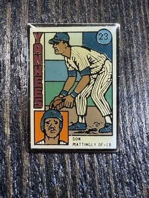 Don Mattingly New York Yankees Hat Lapel Tie Pin Baseball 23