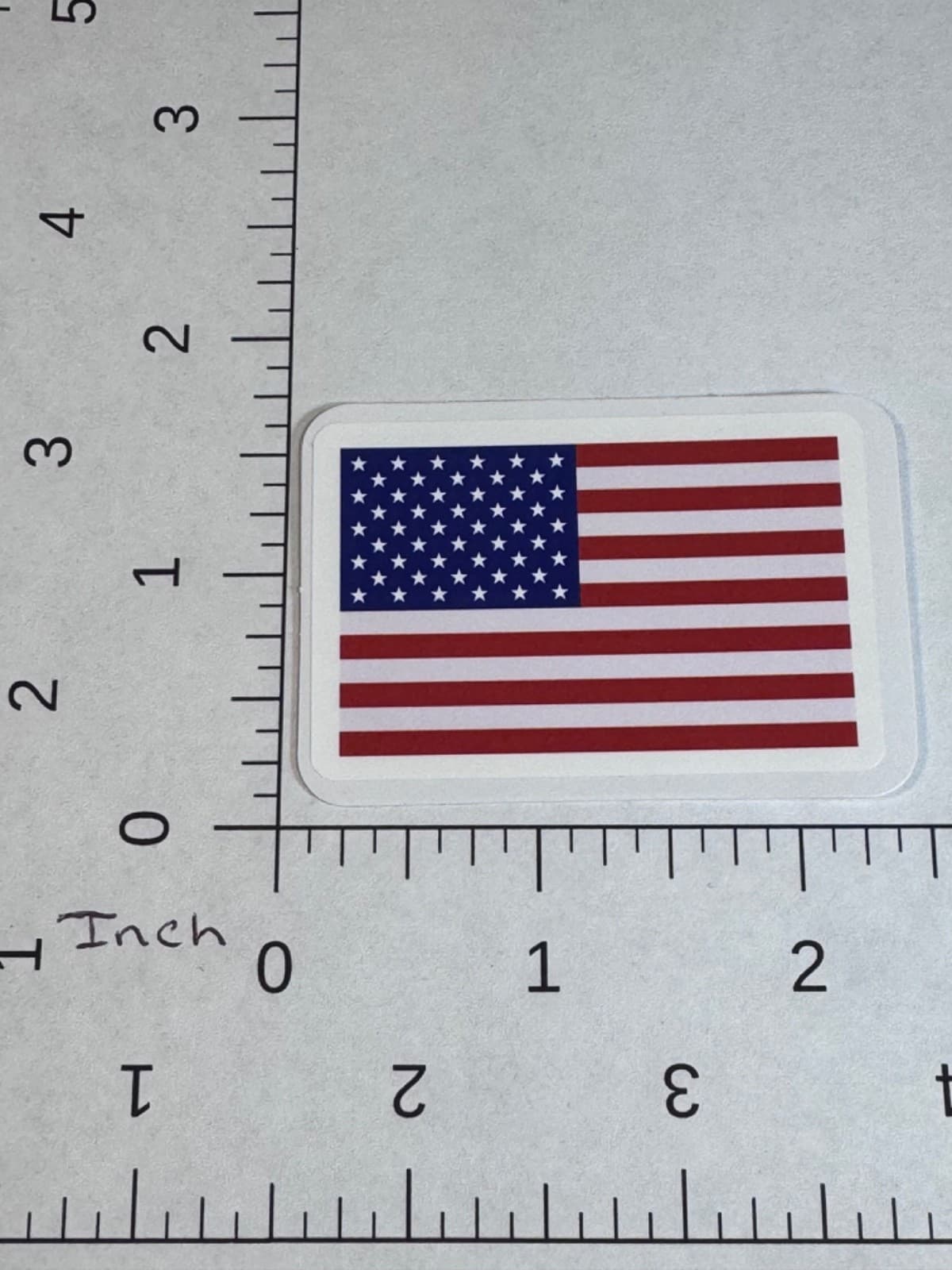 Patriotic sticker - USA Flag - Decal 2” - Thumbnail 2