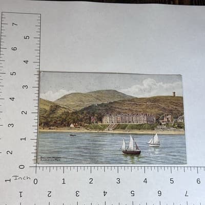 VTG Postcard England J Salmon Ballure Mount Ramsey Sailboats - Thumbnail 7