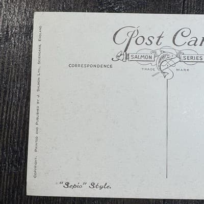 VTG Postcard England J Salmon Mooragh Park, Ramsey City Water - Thumbnail 5