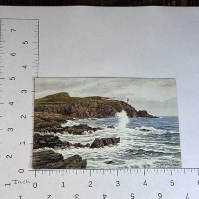 VTG Postcard England J Salmon Maughold Head Ramsey Isle of Man Beach Lighthouse - Thumbnail 7